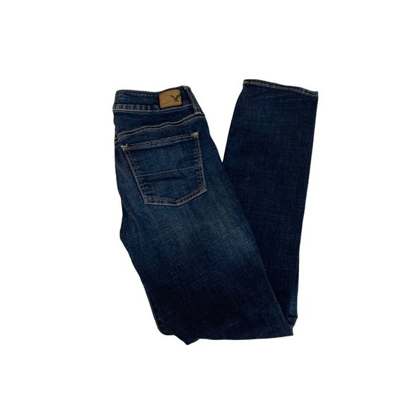 American Eagle Denim - 4 American Eagle Women's Jeans Straight Super Straight‎ Denim